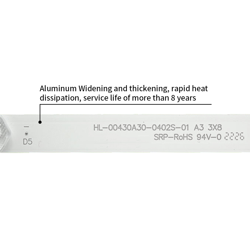 LED TV Backlight strips HL-00430A30-0402S-01 A3 SJ.CX.D4300402-3030ES for SW-LED43UA400