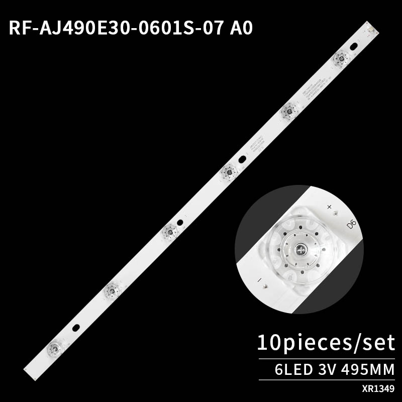 LED Television Backlight Strips RF-AJ490E30-0601S-07 A0 for LC-49CUG8362KS LC-49CUG8372ES