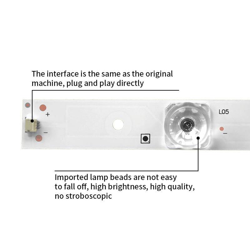LED Television Backlight Strips JL.D55051330-003GS-M for LED55N3600U LED55N3700U