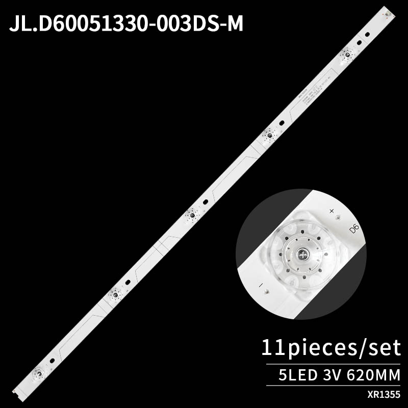 LED Television Backlight Strips JL.D60051330-003DS-M for LED60E5U LED60EC500U 60EC680US