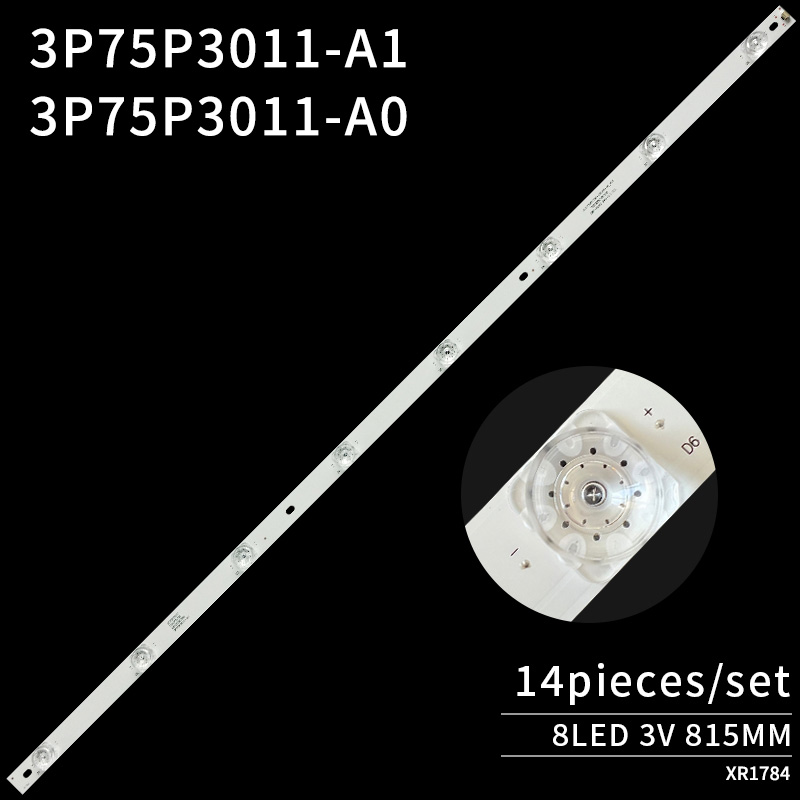 LED TV Backlight strips JL.D75081330-020AS-M_V03 0375P3017 12A/P2/30 A812030399 3P75P3011-A1 for LU75C51