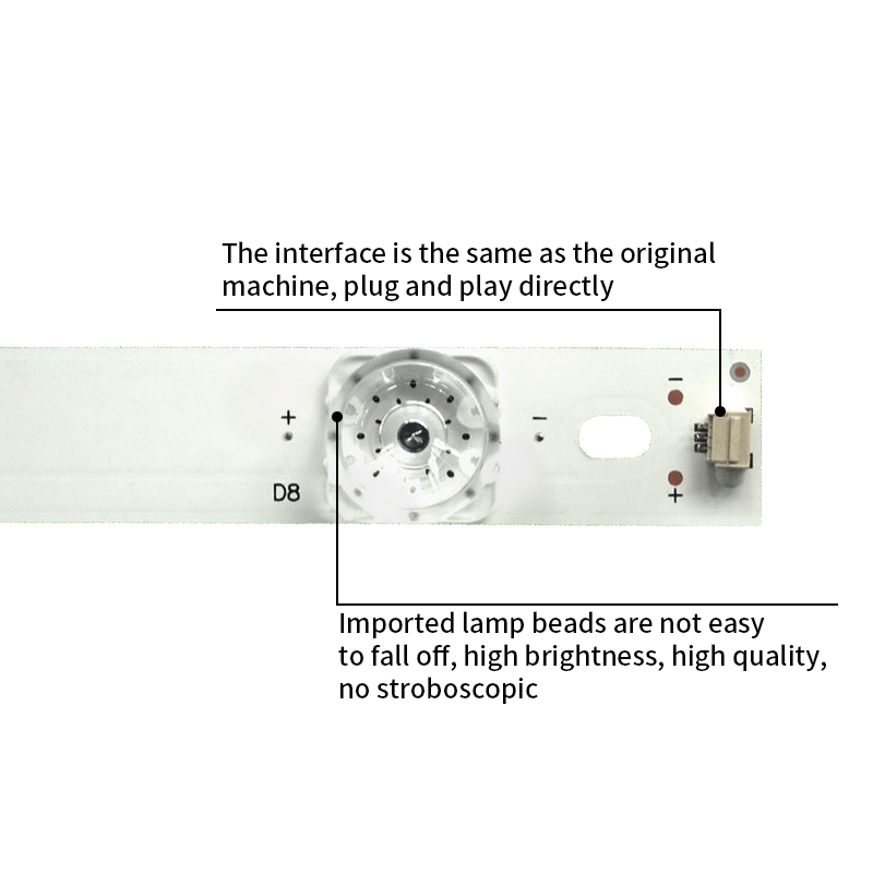 LED TV Backlight strips JL.D75081330-020AS-M_V03 0375P3017 12A/P2/30 A812030399 3P75P3011-A1 for LU75C51
