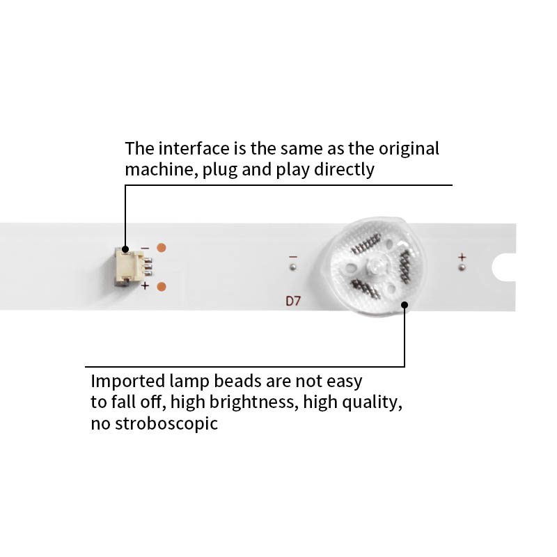 LED Television Backlight Strips JL.D50091330-140CS-MA1 for 55a5m CN55GH720 50CE1168R3