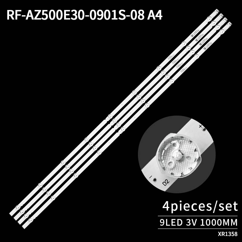 LED Television Backlight Strips RF-AZ500E30-0901S-08 A4 for 50PUF6093 50PUF6132 50PFT5503