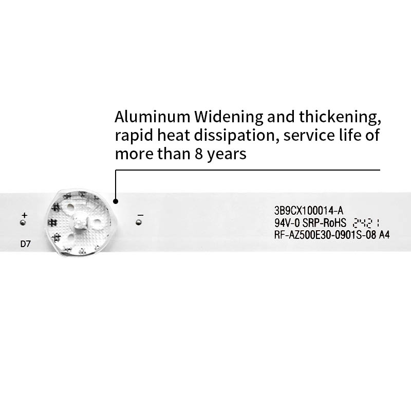 LED Television Backlight Strips RF-AZ500E30-0901S-08 A4 for 50PUF6093 50PUF6132 50PFT5503