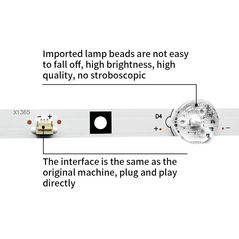 LED Television Backlight Strips JS-D-AP3216-062EC(70629) for RSD-LED3216P LY315-DH2