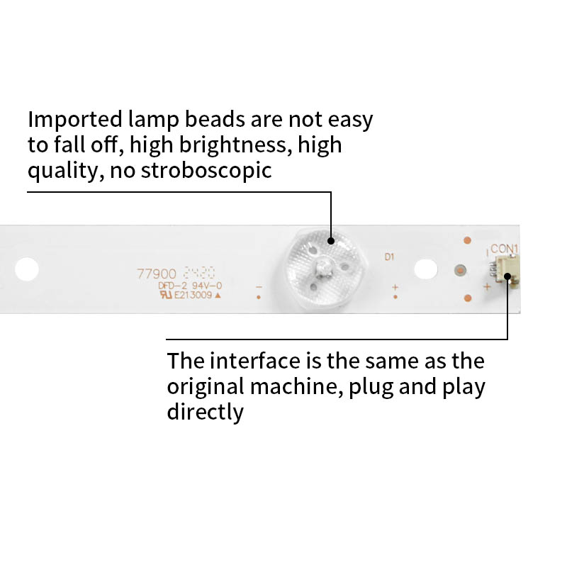 LED Television Backlight Strips YX-55034000-4C572 for 55 PPF 5650  Vizio E55-C1