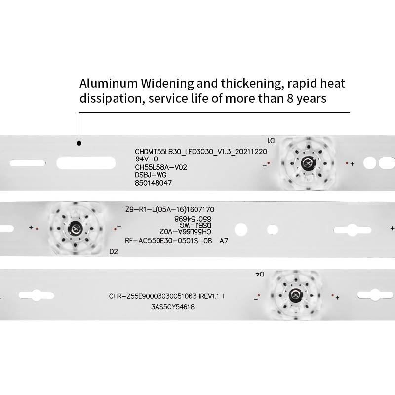 LED Television Backlight Strips CHR-Z55E90003030051063HREV1.1 I  CH55L66A-V02  for 55Q5N 55D3C