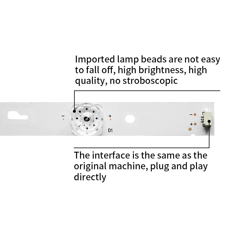 LED TV Backlight Strips JLD55051330-004CS-M 4C-LB550T-JF2 for X55YD1