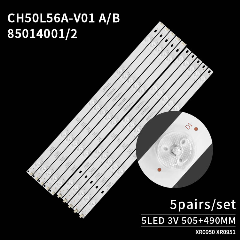 TV LED Backlight Bars NO:405 CH50L56A-V01 A  for  50U1 50U1C 50U3C 50C1U 50A3U 50Z80U