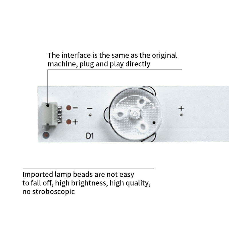 LED TV Backlight strips ShinOn 2D03354 Rev.B DS-4C-LB700T-YM1 for 70 inches