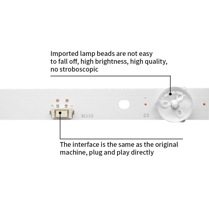 TV Backlight Kits RF-AZ320E30-0601S-08 A1 JL.D32061330-001QS-M for 32E3 32E366W 32KX2 32E8