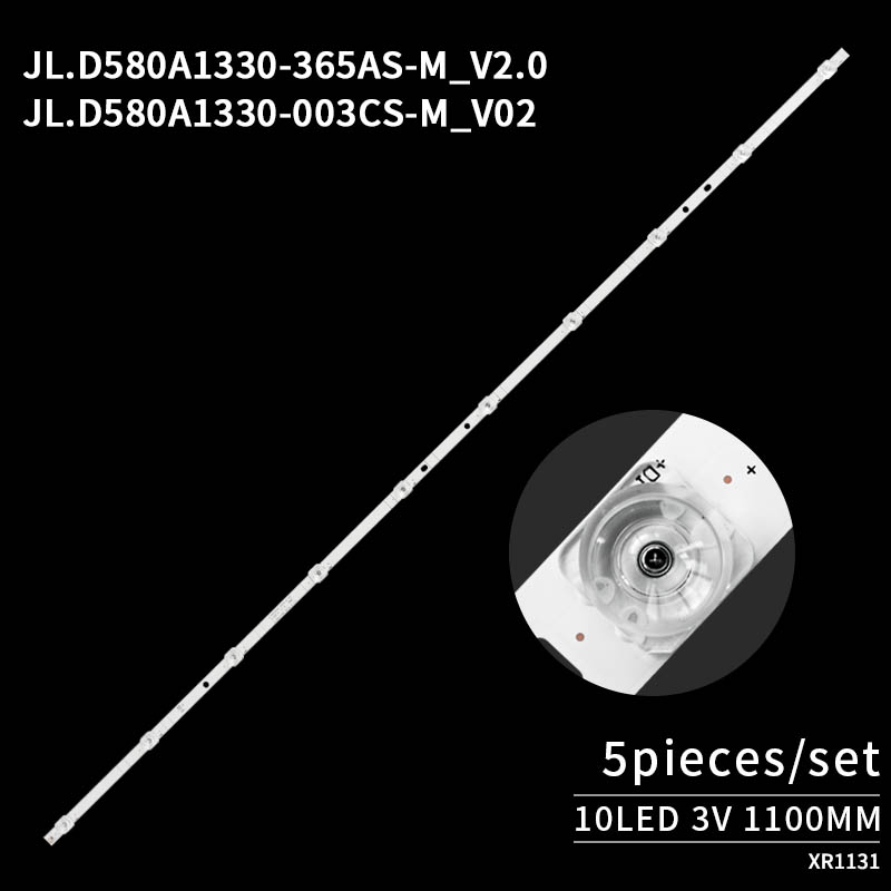 The Backlight Strips for TV JL.D580A1330-003CS-M_V02 for 58H6500E 58H6550E 58H6570G 58R6000FM