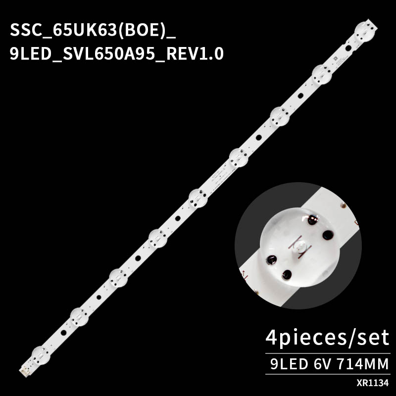 TV Backlight Bars SSC_Trident_65UK63_ S SSC_65UK63(BOE)_9LED for 65UK6300 65UK6400
