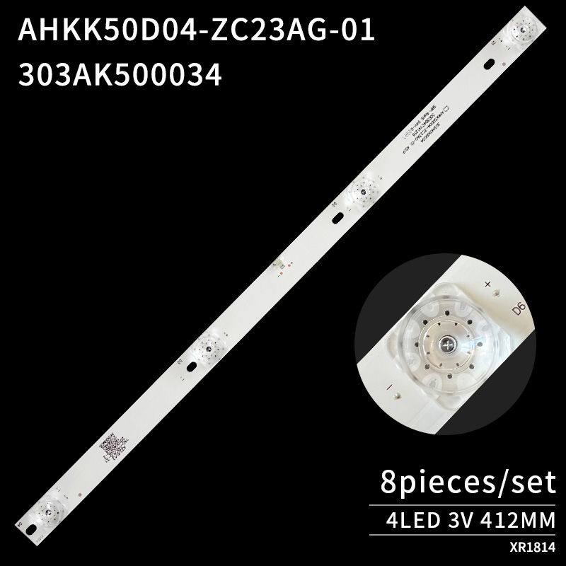 LED TV Backlight strips 303AK500034 AHKK50D04-ZC23AG-01 4S1P for R50U
