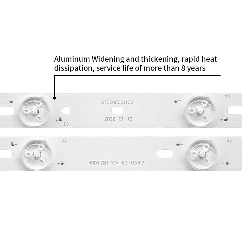 LED Television Backlight Strips 40D+Z8+YCA+K3+G3.4.7 570202001102 for LED-40B900 LED-40B550