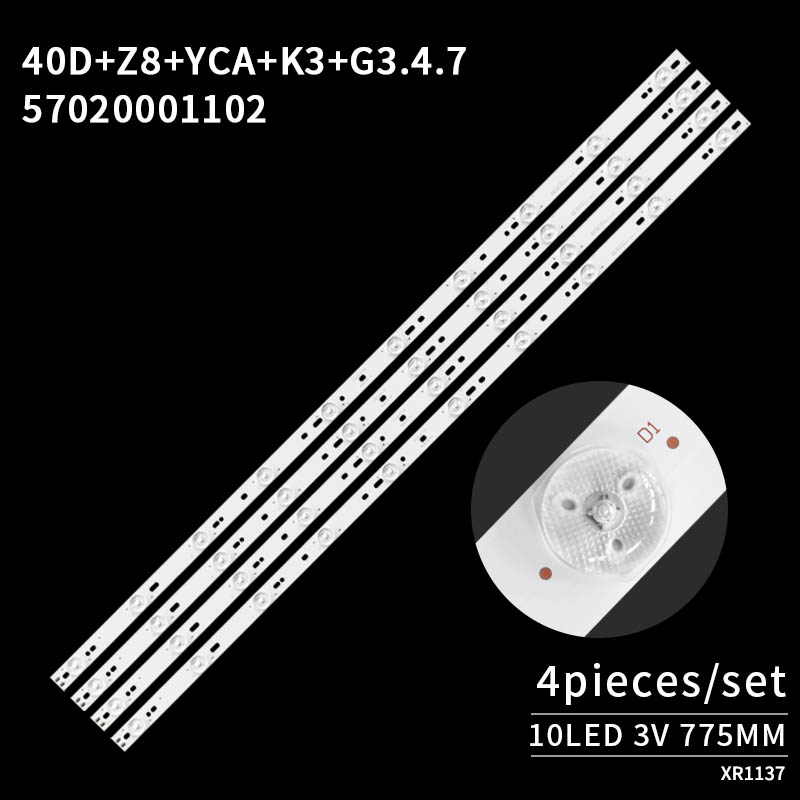 LED Television Backlight Strips 40D+Z8+YCA+K3+G3.4.7 570202001102 for LED-40B900 LED-40B550