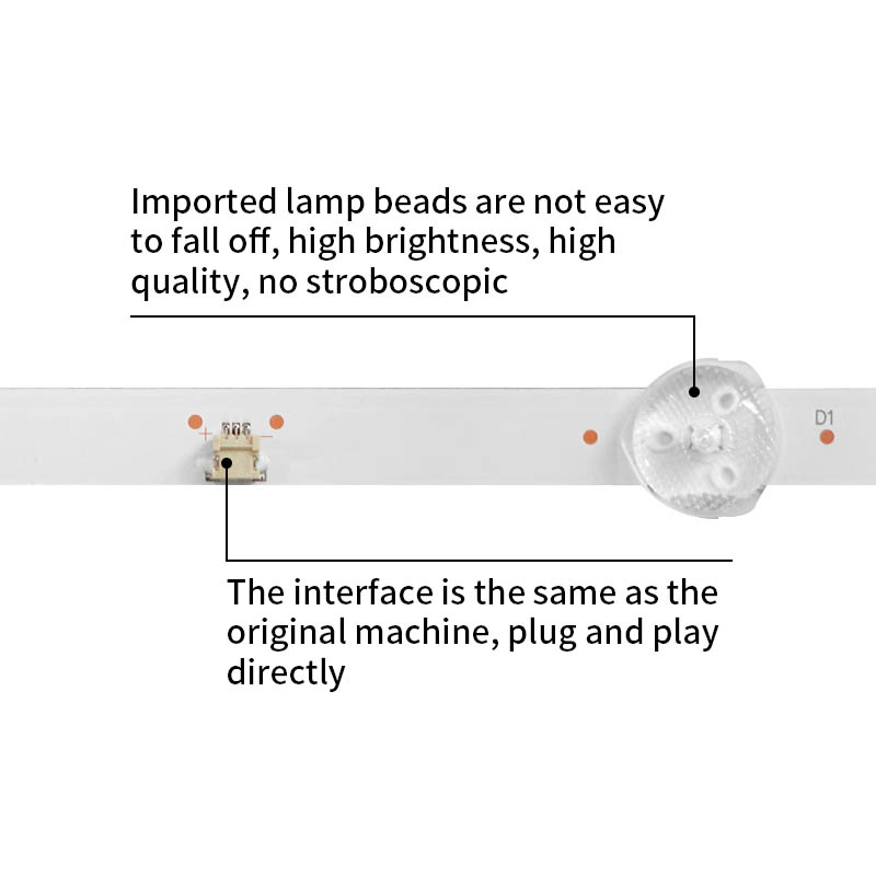 TV LED Backlight kits 02-385C4X7-738X10-M01 YF-A12M004HJ4D-0006 for 40T7200 40T7500