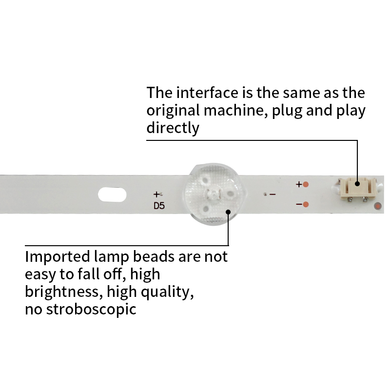 LED TV Backlight strips 303SK650062 SZKK65D05-ZC42AG-04 5S1P for LED65P7 LED65K520