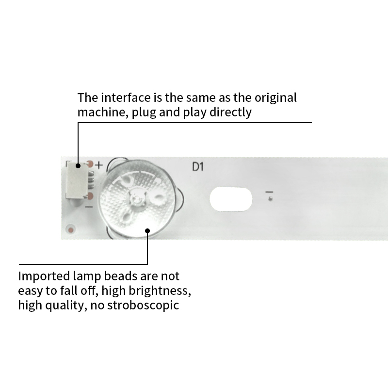 LED TV Backlight strips 006-P1K3367D TMT_48B2600_3030C_8S1P YHB-4C-LB480T-YH1HP for B48A380 LE48D8600 48K100 LED48C391 LED48C831Z LE48M16