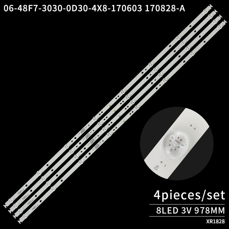 LED TV Backlight strips YF-J02N004HKYD-0003 2301048F700170 261501000020 for 48A6M