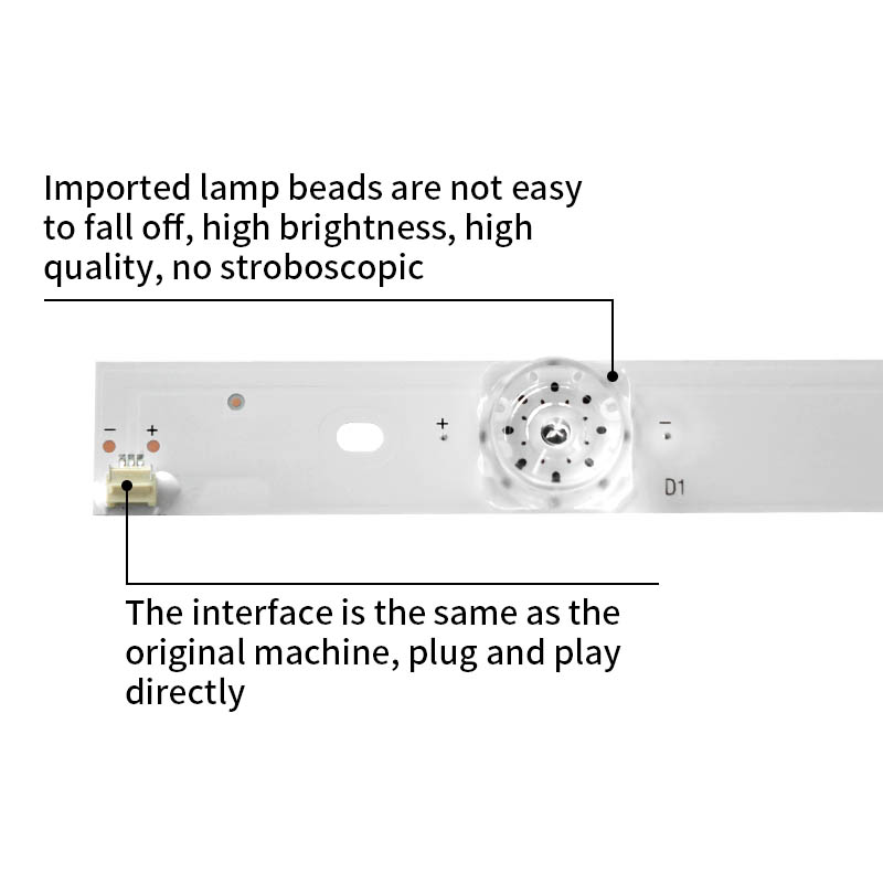 LED Television Backlight kits  LB-PF3030-LSOD225012X5-H for 4X50M D504FCNN