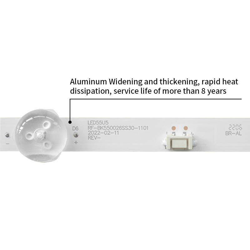 TV LED Backlight Strips LED55U5 RF-BK550026SS30-1101 for LED55C1 LED55X2 LED55U5