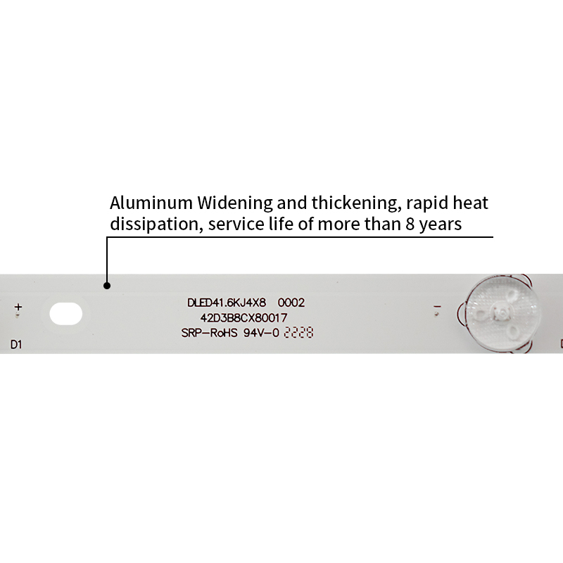LED TV Backlight strips DLED41.6KJ 4X8 0002 for LED42E3300CE LED42R90A