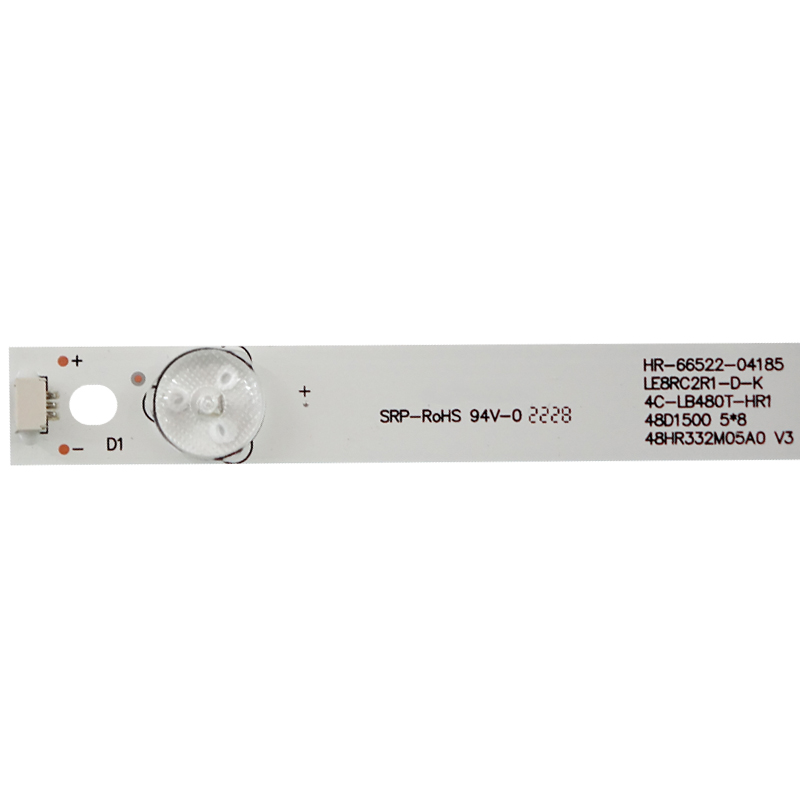 LED TV Backlight strips 4C-LB480T-HR1 48HR332M05A0 V3 48D1500 5*8 LE8RC2R1-D-K HR-66522-04185 for 48L26CMC