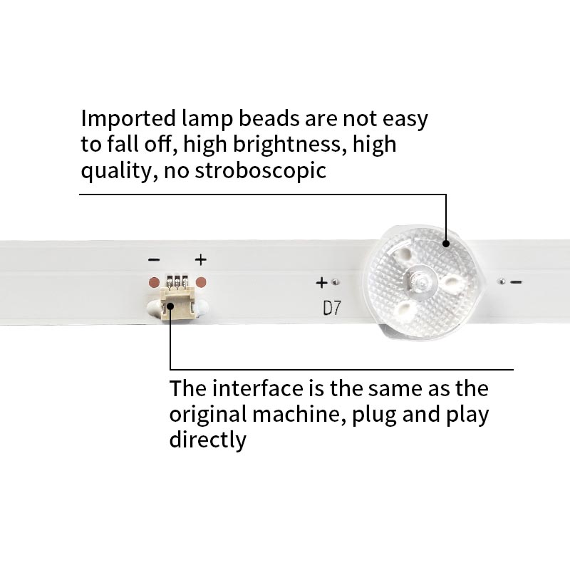 LED TV Backlight strips 303HX550004D HFSX55D11-ZC62AG-03D for L55M6-6ARG