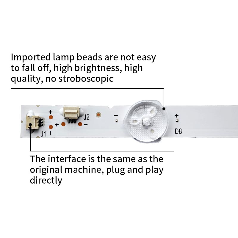 LED TV Backlight strips SV0420AA5_Rev0_B_4LED_140925 for TC-42AS610B TX-42A400B TH-42LRU70