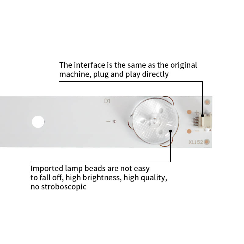LED Television Backlight Kits K433535T0409581-Rev1.2 BC for 43G5 43E6 LED43C8
