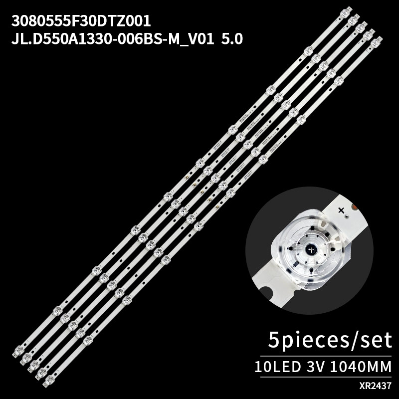 LED TV Backlight strips JL.D550A1330-006BS-M_V01 5.0 3080555F30DTZ001 for Samsung SMX55N1UNF