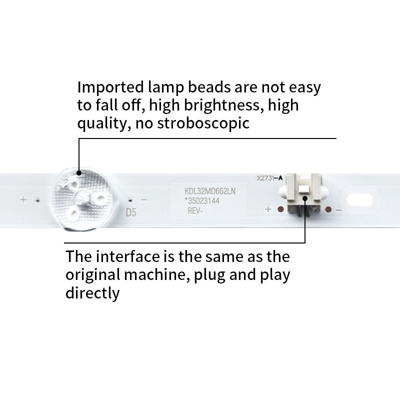 LED TV Backlight strips LB20210512PHJL RXW20221014 KDL32MD662LN *35023144 for 32L1700 L32S3900S L32S3900 32S3900