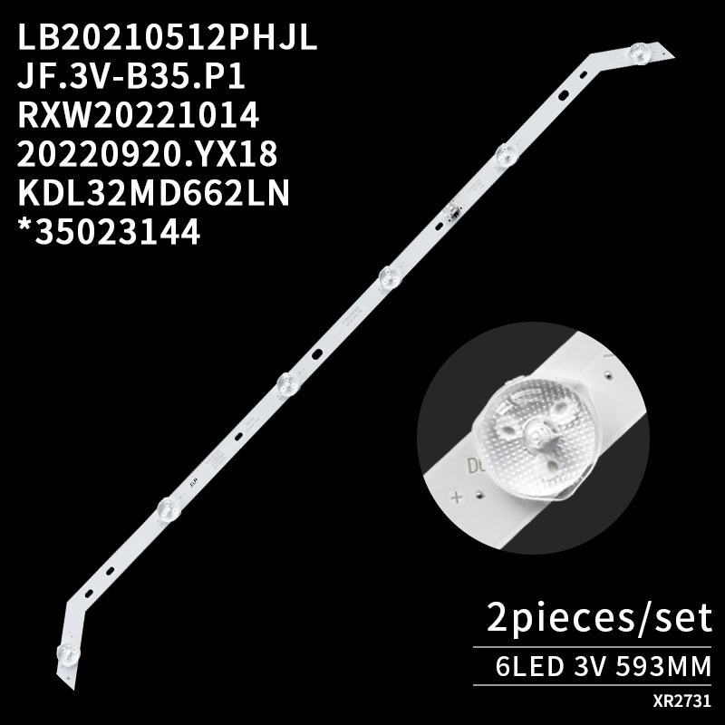 LED TV Backlight strips LB20210512PHJL RXW20221014 KDL32MD662LN *35023144 for 32L1700 L32S3900S L32S3900 32S3900