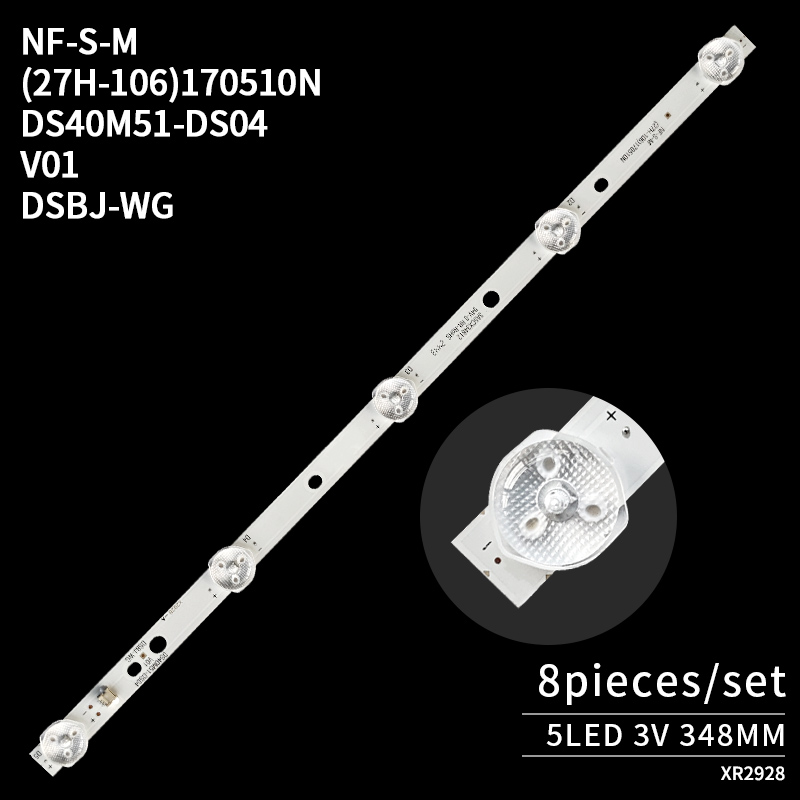 LED TV Backlight strips DS40M51-DS04 DSBJ-WG for 40F1 LX40L41-V01 40A3 STV-40LED13