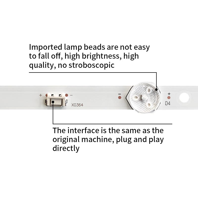 LED TV Backlight strips APT-LB17091-W32 SW32D06-ZC22AG for Skyworth 32E2A 32E381S