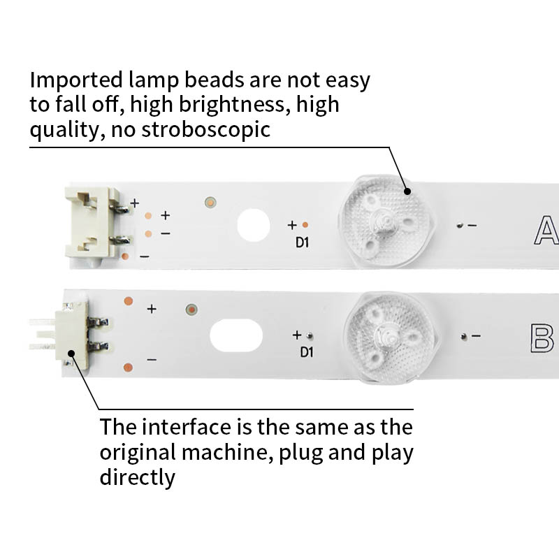 TV Backlight kits 49INCH UHD/FHD-REV05-B/A NC490DGG-AAFX1-41CA for LG 49UF6400-CA 49UH6100-CB