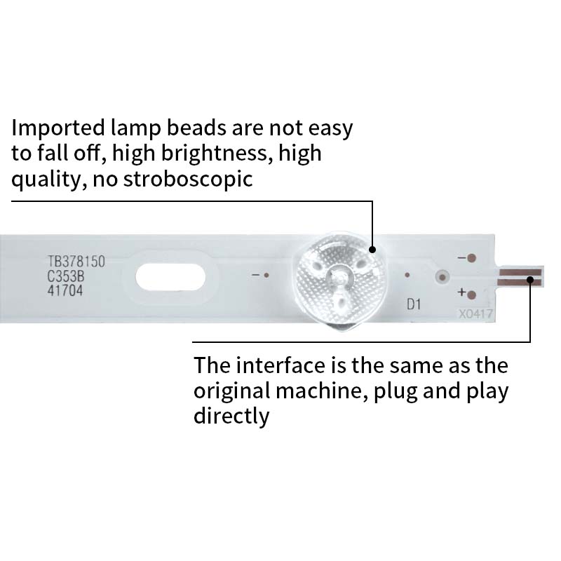 LED TV Backlight strips 2013 SONY40B 3228 05 REV1.0 B 40Inch NDSOEM B TYPE for Sony KDL-40R353B KDL-40R450B KDL-40W605B KDL-40RM10B