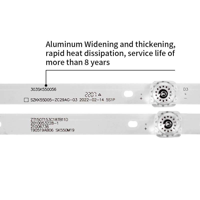 TV LED Backlight Strips SZKK55D05-ZC29AG-03 303SK550056 for Konka LED55F1 LED55D8