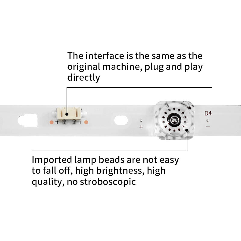 TV LED Backlight Strips SZKK55D05-ZC29AG-03 303SK550056 for Konka LED55F1 LED55D8