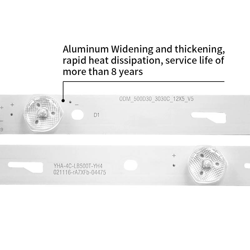TV Backlight Bars TCL-ODM_500D30_3030C_12X5_V5  YHA-4C-LB500T-YH4 for TCL/THOMSON 50CX400V