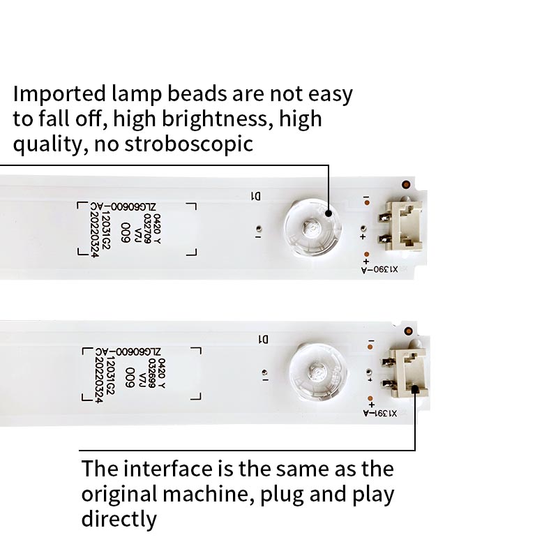 LED TV Backlight strips SAMSANC_2015ARC490-3228-L06_REV1.0_150717_LM41-00176A for Samsung 49VLE6523BL 49LENZA6627