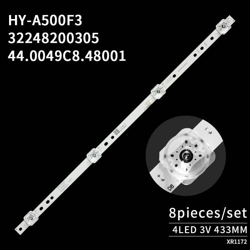 TV Backlight Bars HY-A500F3 32248200305 for Xianxin HX-203A50D Xianke 50A Kangjia LC55HS26