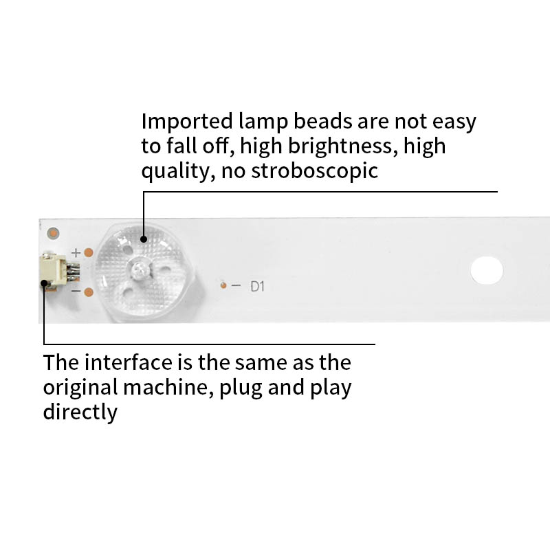 TV Backlight kits HD480DF-B37 RSAG7.820.5 639/ROA VER.B for NS-48D510NA15 Hisense LED 48K20JD