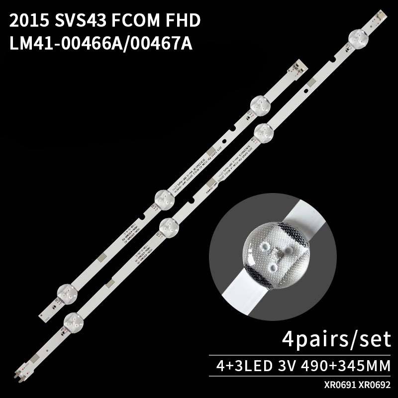 TV Backlight Strip SVS43 FCOM FHD L4 REV2.2 201010 LM41-00466A V5DN-430SMA-R1 R2 for UE43J5000AK UE43J5000AK