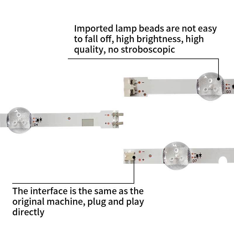 TV Backlight Strip SVS43 FCOM FHD L4 REV2.2 201010 LM41-00466A V5DN-430SMA-R1 R2 for UE43J5000AK UE43J5000AK