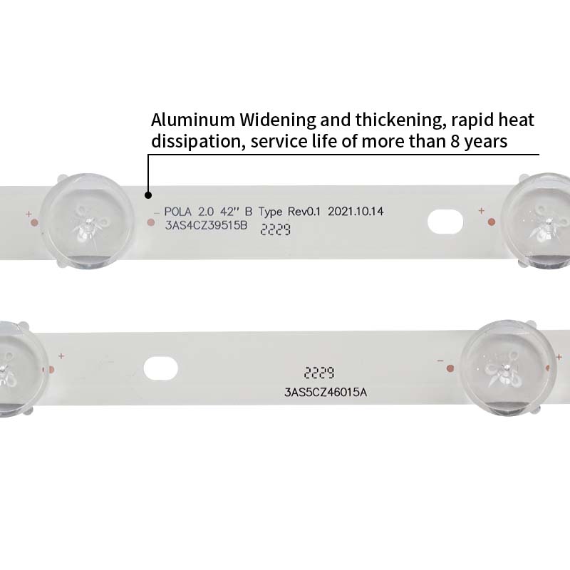 TV Backlight strips POLA 2.0 42 A/B Type Rev0.1 for 42LN5300, 42LN5400