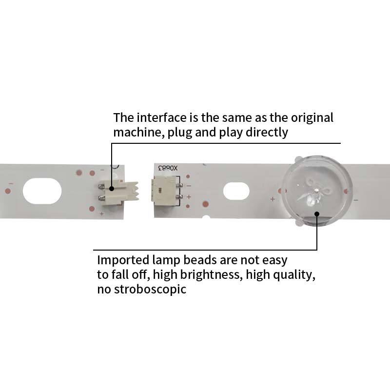 TV Backlight strips POLA 2.0 42 A/B Type Rev0.1 for 42LN5300, 42LN5400