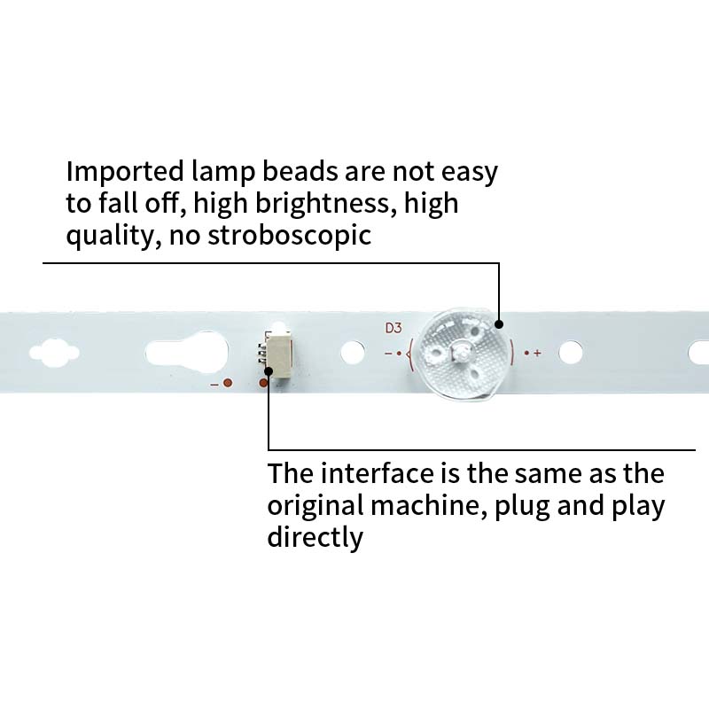 LED TV Backlight Strips 32D05-ZC22AG-11/12/16-5s1p 4C-LB320T-HRB for 32D05-ZC22AG-11 303TC320034